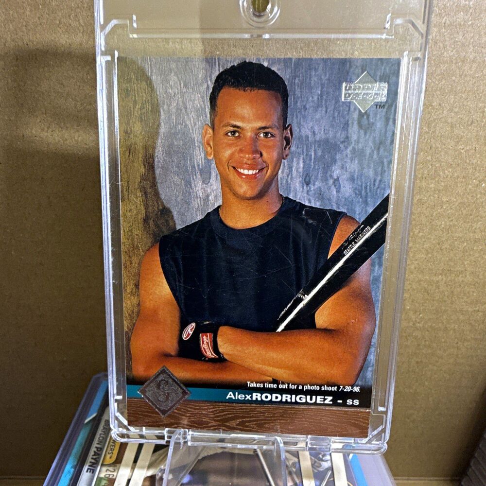 1997 Upper Deck Alex Rodriguez Seattle Mariners #500 Derek Jeter on Back